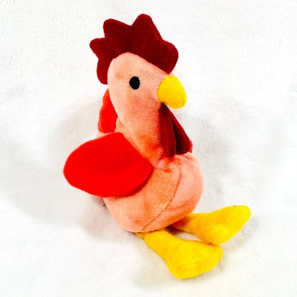 1st Edition Eric Carle Rooster is Off to See the World Paired with a Ty Rooster - Picture 9 of 15